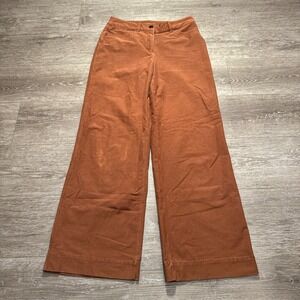 Lululemon City Sleek Pants Womens‎ 28 Brown Twill Wide Leg Commuter Gorpcore